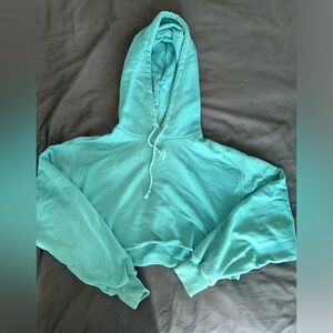 Aritzia sweat fleece cropped sweater!